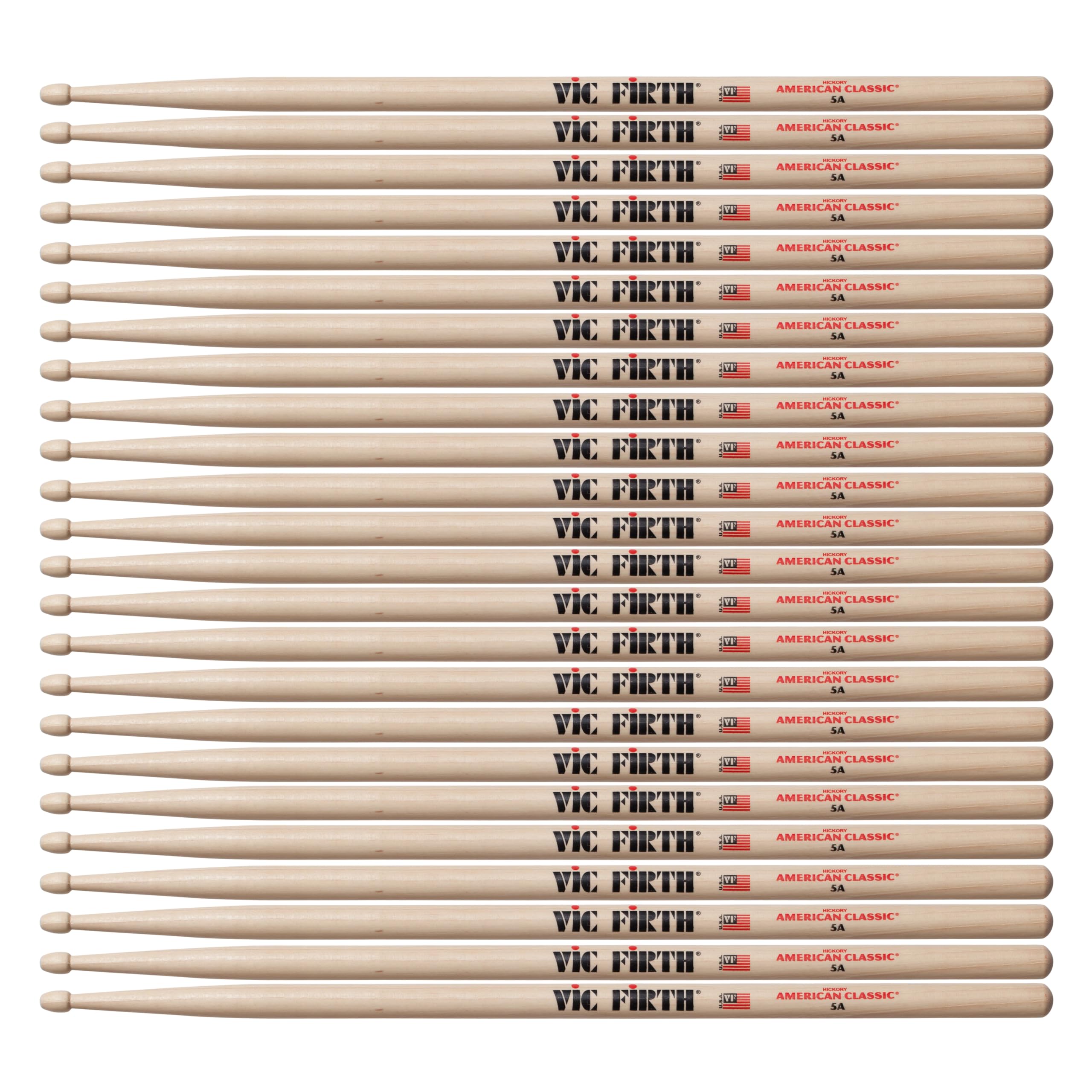 Baquetas Vic Firth American Classic 5a, Paquete De 12 Pares - Venta Internacional.