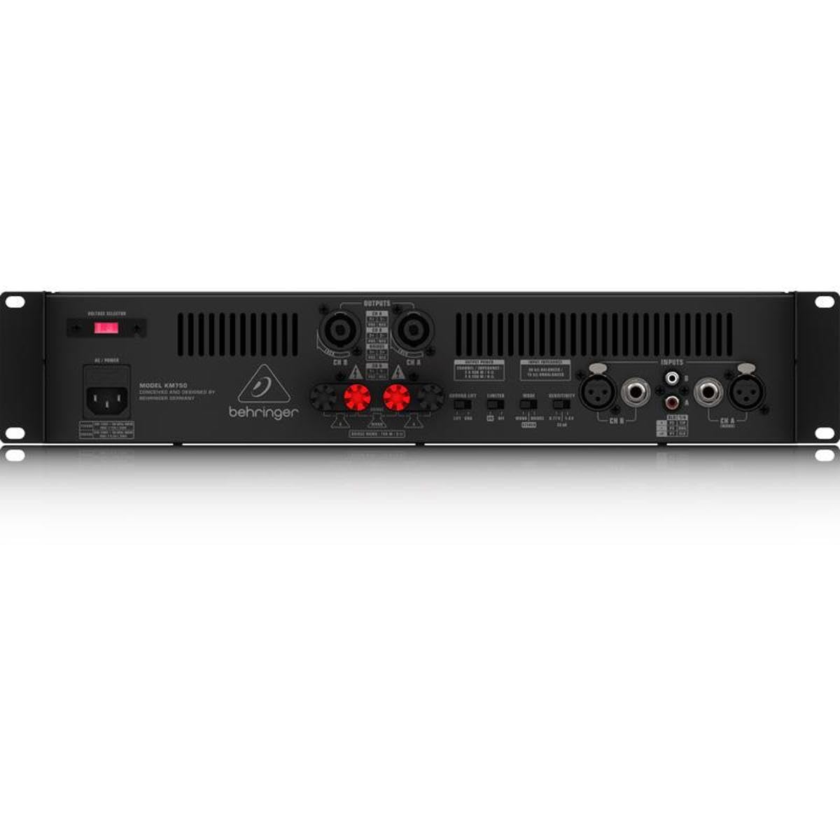 Foto 3 pulgar | Amplificador De Potencia Behringer Km750 750 750 W, 2 Canales, Respuesta Transitoria Acelerada - Venta Internacional.
