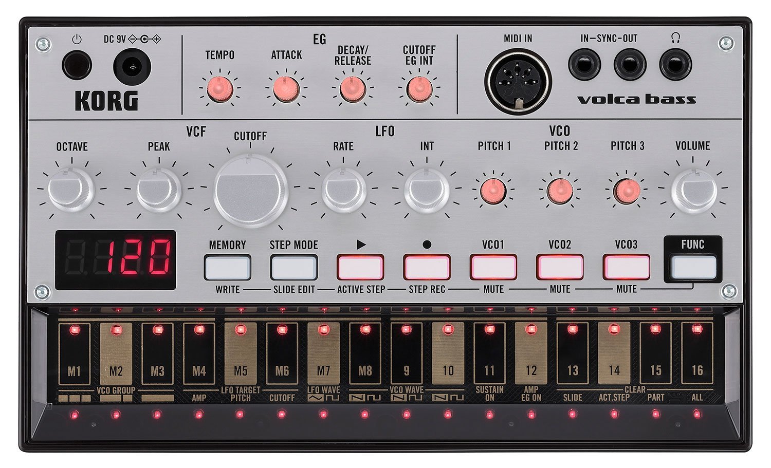 Bajo Analógico Korg Volcabass Con 3 Osciladores - Venta Internacional.