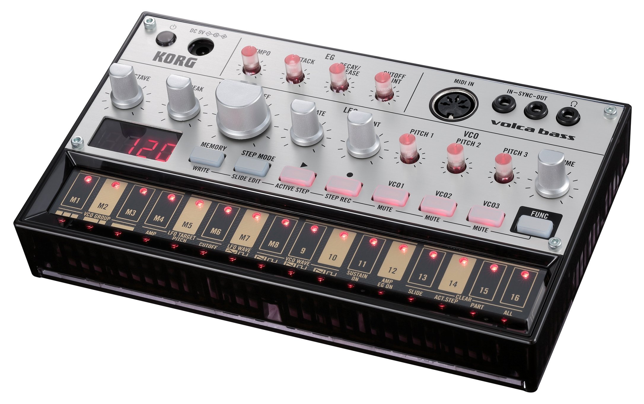 Foto 3 pulgar | Bajo Analógico Korg Volcabass Con 3 Osciladores - Venta Internacional.