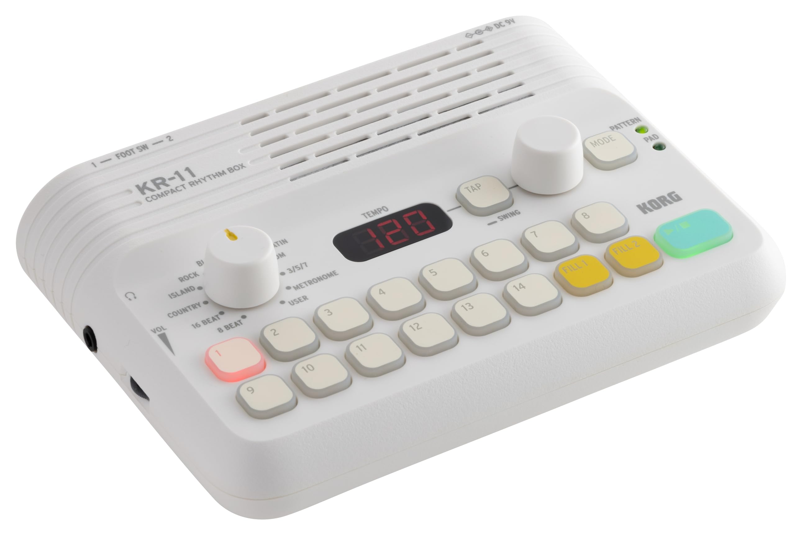 Foto 5 pulgar | Rhythm Machine Korg Kr11 Con Sistema De Altavoces, Funciona Con Batería - Venta Internacional.