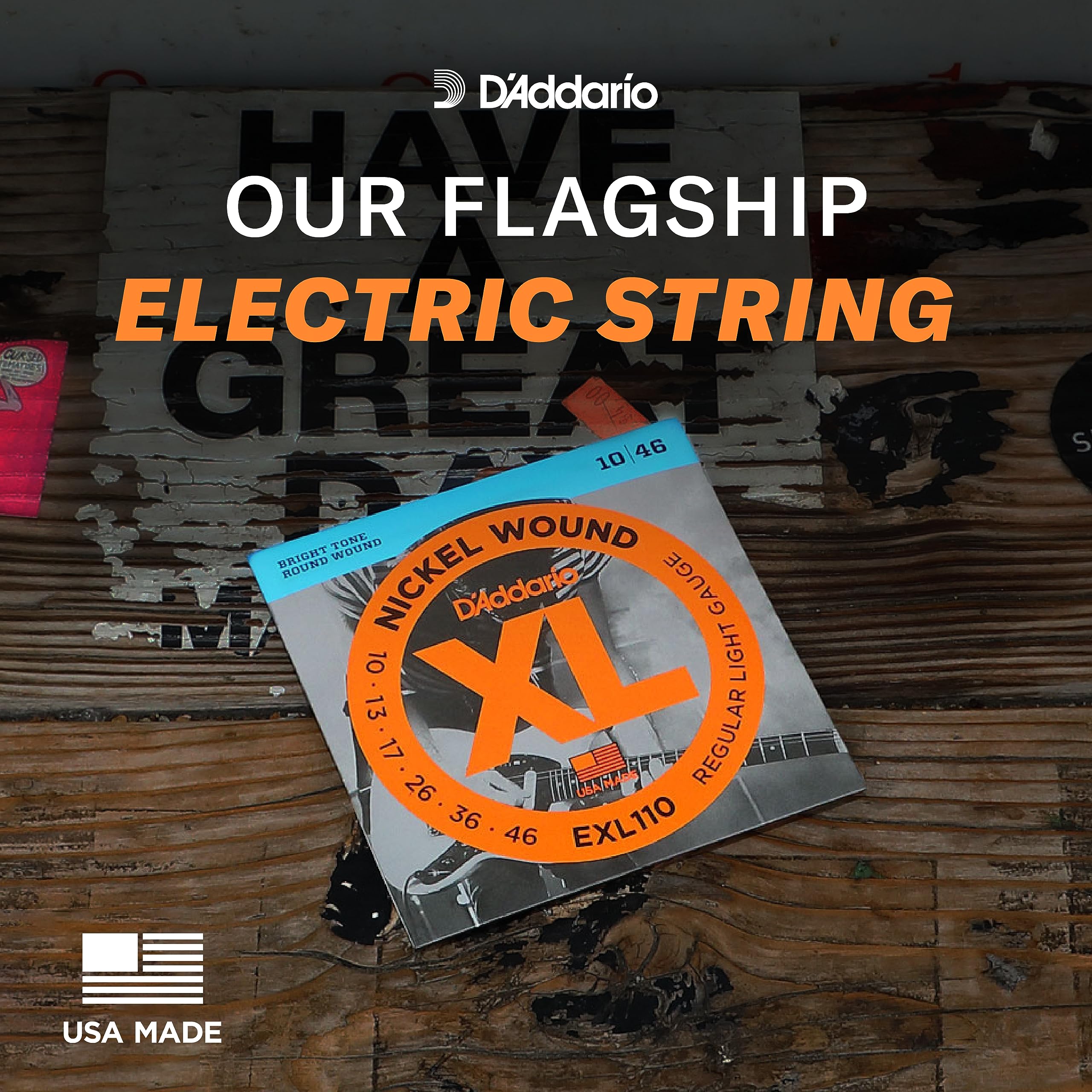 Foto 4 pulgar | Cuerdas Para Guitarra D'addario Xl Nickel Electric Exl110-10p, Paquete De 10 - Venta Internacional.