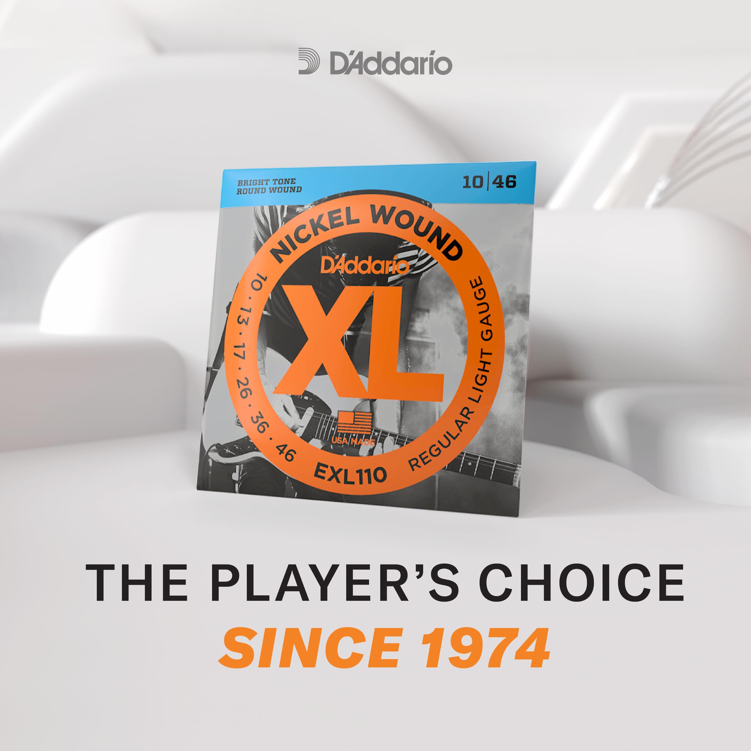 Foto 5 pulgar | Cuerdas Para Guitarra D'addario Xl Nickel Electric Exl110-10p, Paquete De 10 - Venta Internacional.