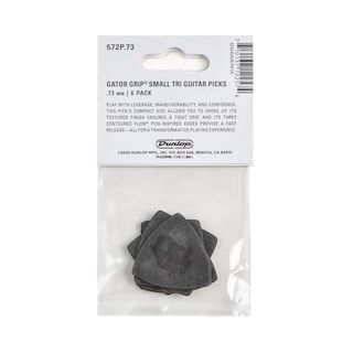 Foto 3 | Púas Para Guitarra Jim Dunlop Gator Grip, Triángulo Pequeño, .73 Mm, Paquete De 6 - Venta Internacional.