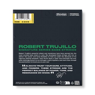 Foto 7 | Cuerdas Para Bajo Jim Dunlop Robert Trujillo Acero Inoxidable - Venta Internacional.