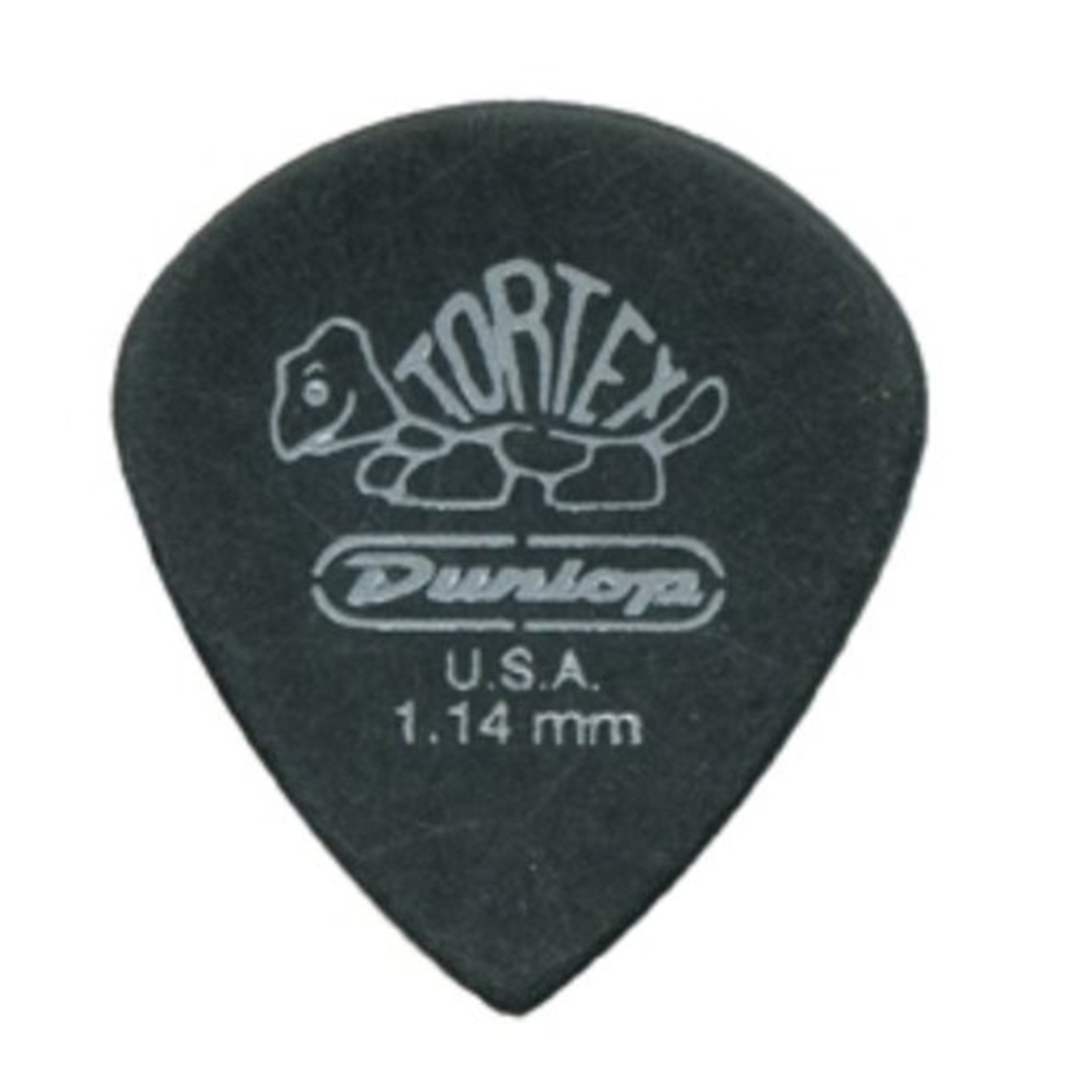 Púa De Guitarra Dunlop Tortex Pitch Black Jazz Iii 1.14 Mm 72/bolsa - Venta Internacional.