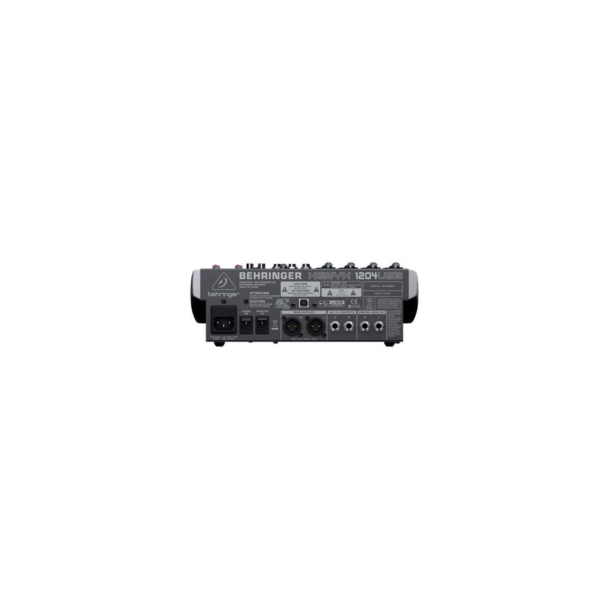 Foto 2 | Mezclador Behringer Xenyx 1204usb De 8 Canales Con Usb Y Compresión - Venta Internacional.