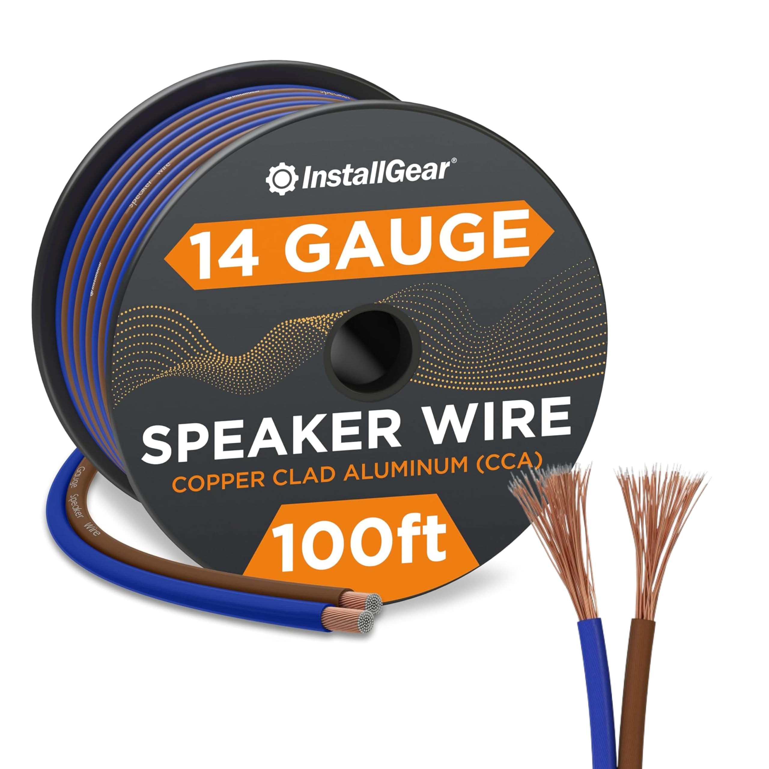 Cable Speaker Wire Installgear Calibre 14 De 30 5 M Con Tecnología Soft Touch - Venta Internacional.