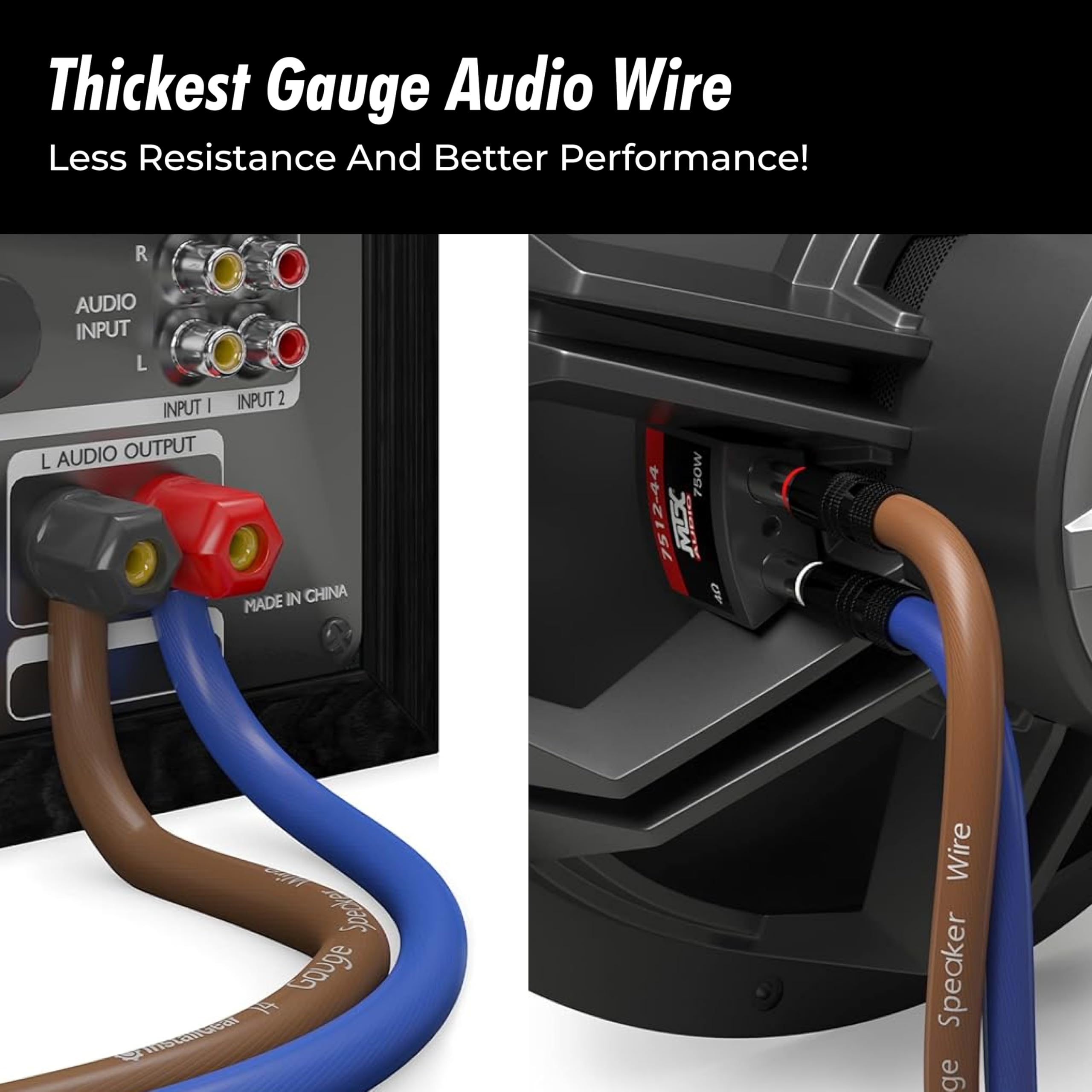 Foto 5 pulgar | Cable Speaker Wire Installgear Calibre 14 De 30 5 M Con Tecnología Soft Touch - Venta Internacional.