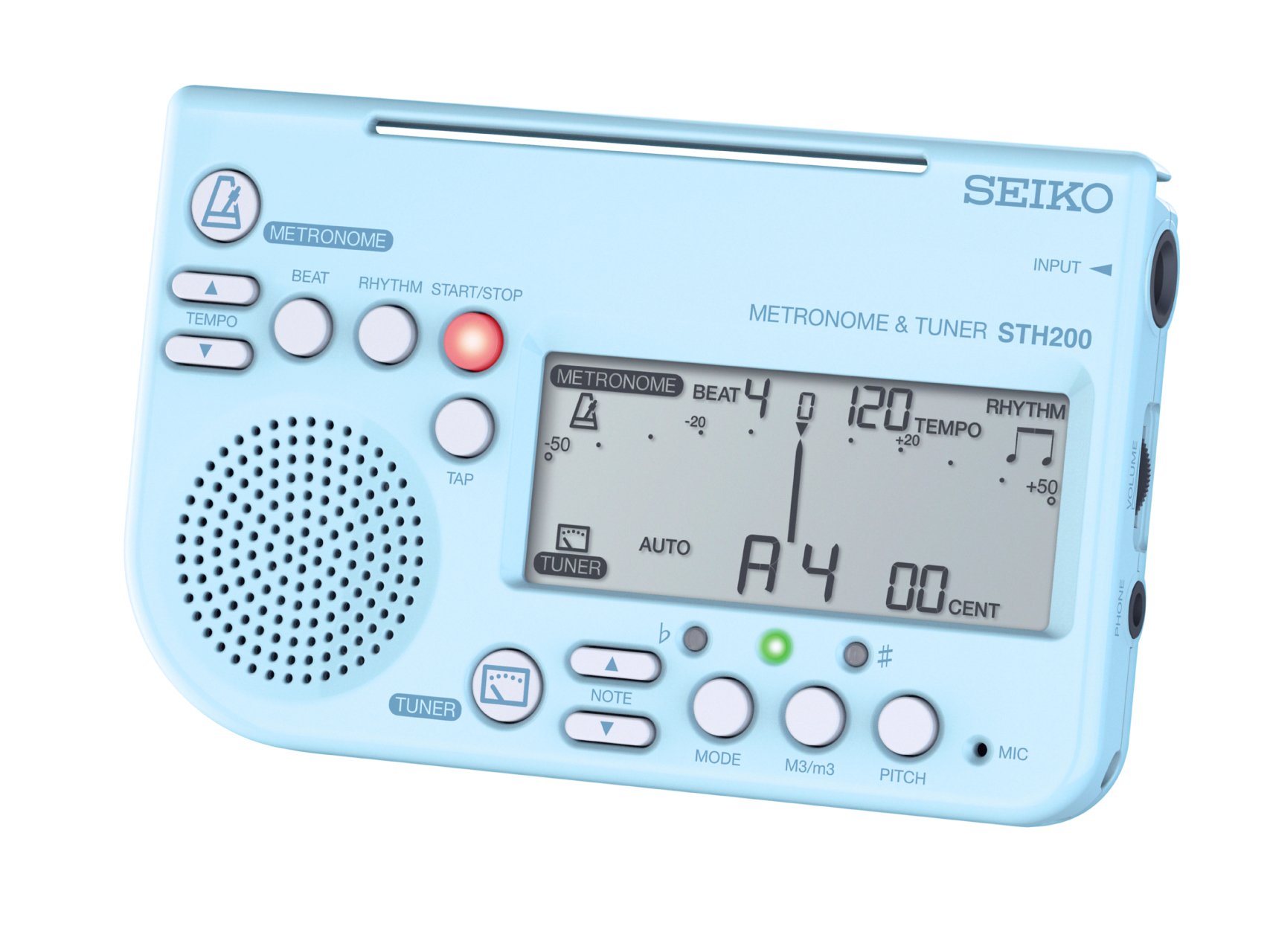 Metronome Seiko Chromatic Sth200l Con Sonido Fuerte Y Soporte De Soporte - Venta Internacional.
