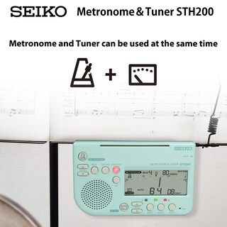 Foto 3 | Metronome Seiko Chromatic Sth200l Con Sonido Fuerte Y Soporte De Soporte - Venta Internacional.