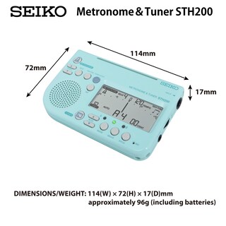 Foto 5 | Metronome Seiko Chromatic Sth200l Con Sonido Fuerte Y Soporte De Soporte - Venta Internacional.
