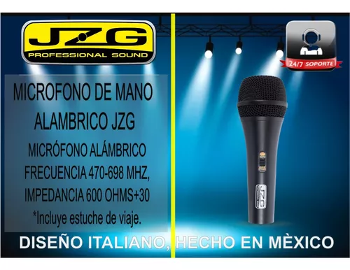 Foto 4 pulgar | Micrófono Vocal Marca Jzg Md. 900pro Con Cable