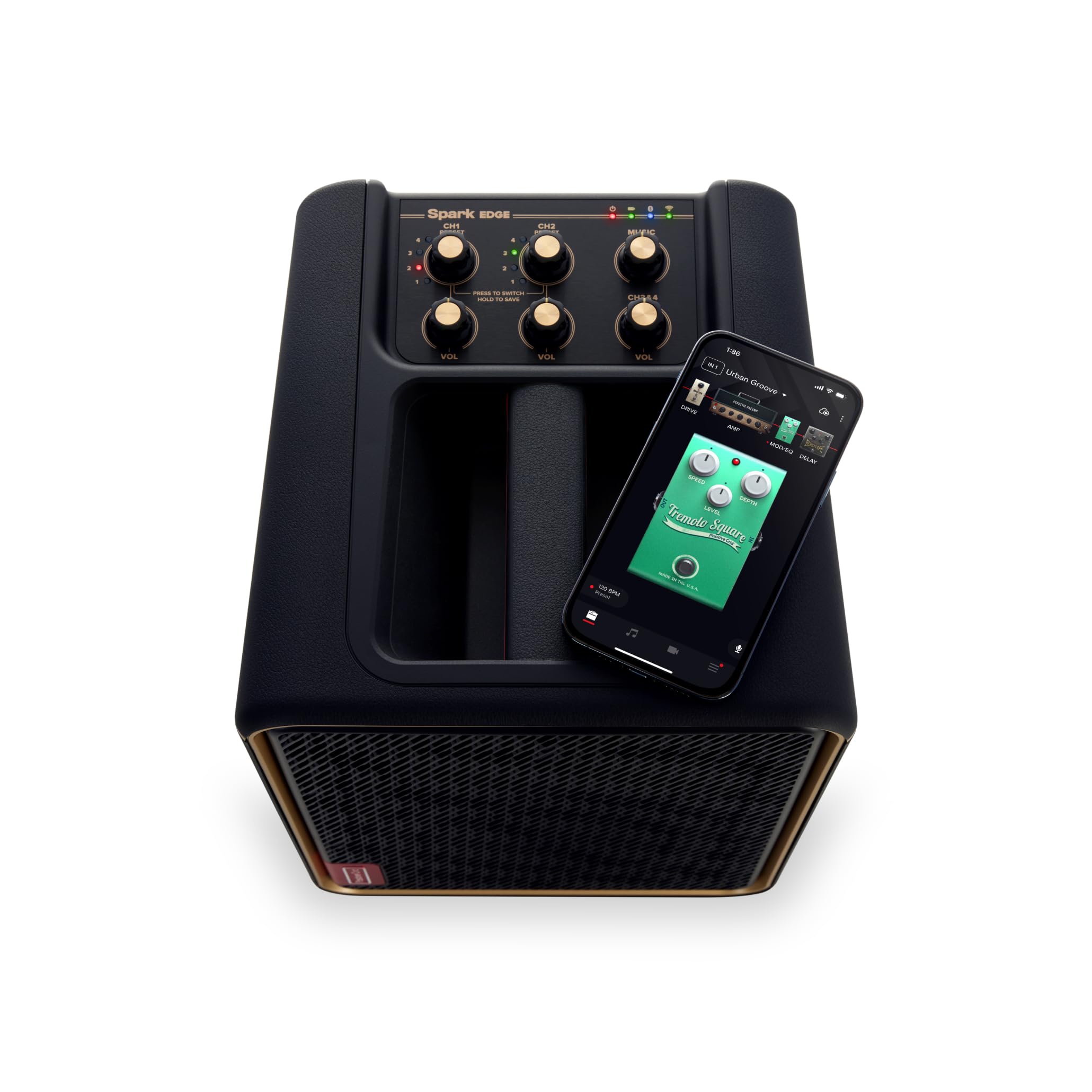 Foto 5 pulgar | Amplificador De Guitarra Inteligente Y Sistema Pa Positive Grid Spark Edge 65w - Venta Internacional.