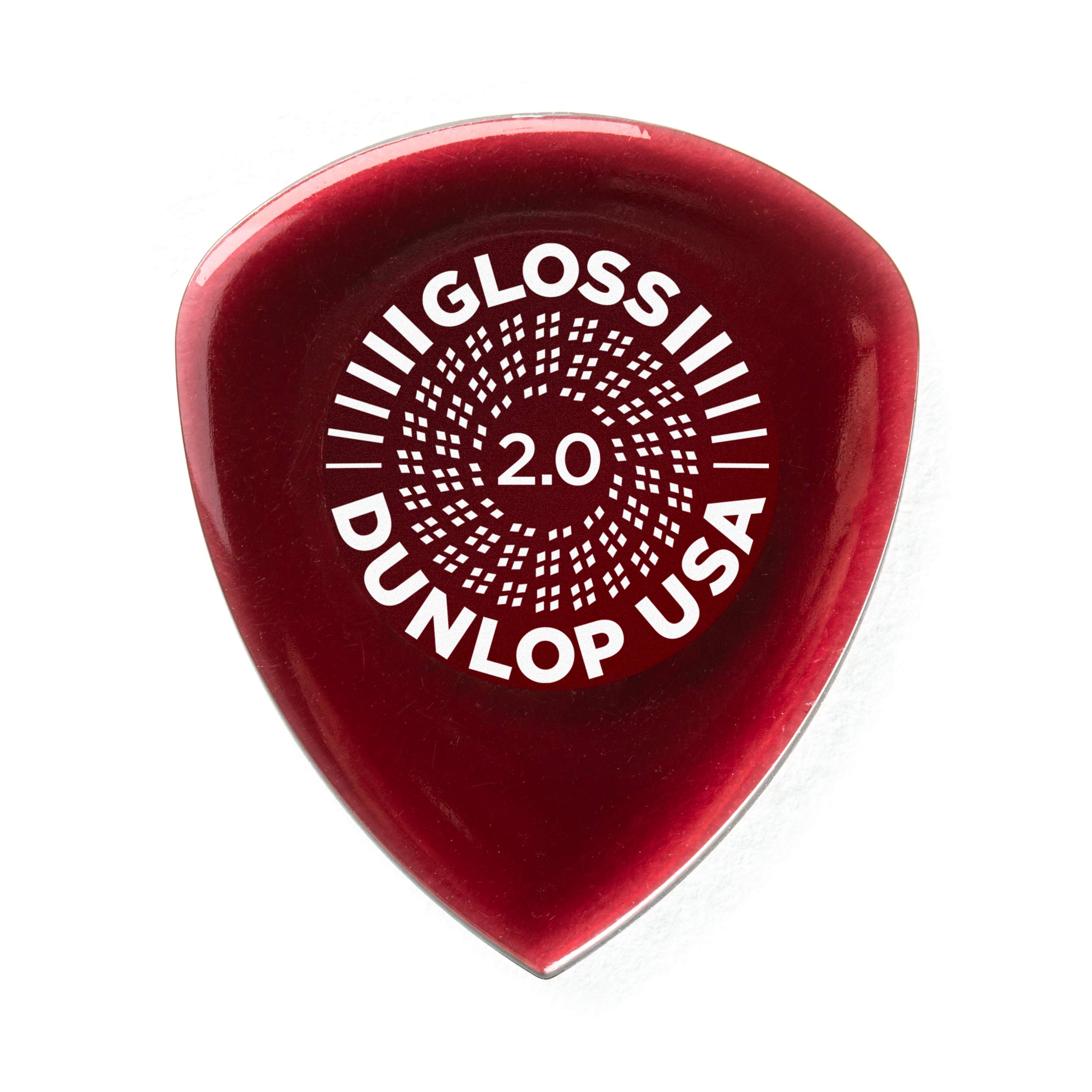 Foto 3 pulgar | Púas Para Guitarra Jim Dunlop Flow Gloss 2.0 Mm  12 Unidades  Color Marrón - Venta Internacional.