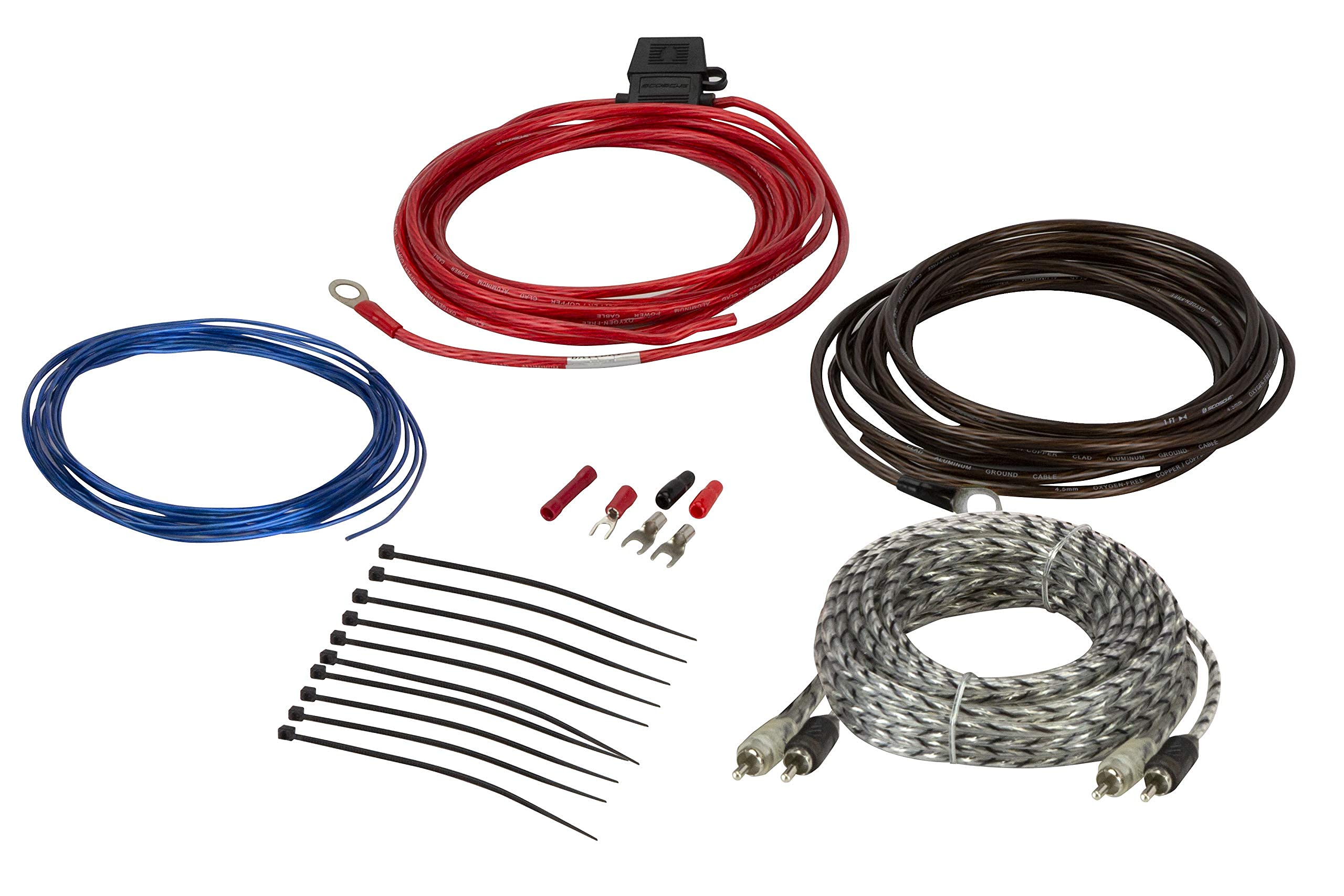 Foto 2 pulgar | Kit De Cableado Para Amplificadores Scosche Install Centric Icak12  Calibre 12 - Venta Internacional.