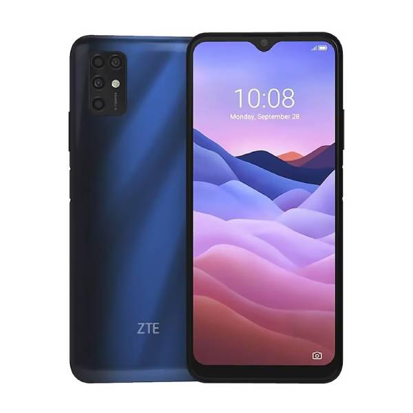 Celular ZTE Blade V20 color Azul Smart 4/128 GB Kit