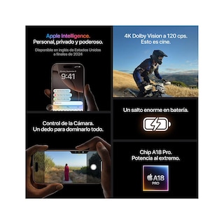 Foto 4 | Apple Iphone 16 Pro (128 Gb) - Titanio Del Desierto