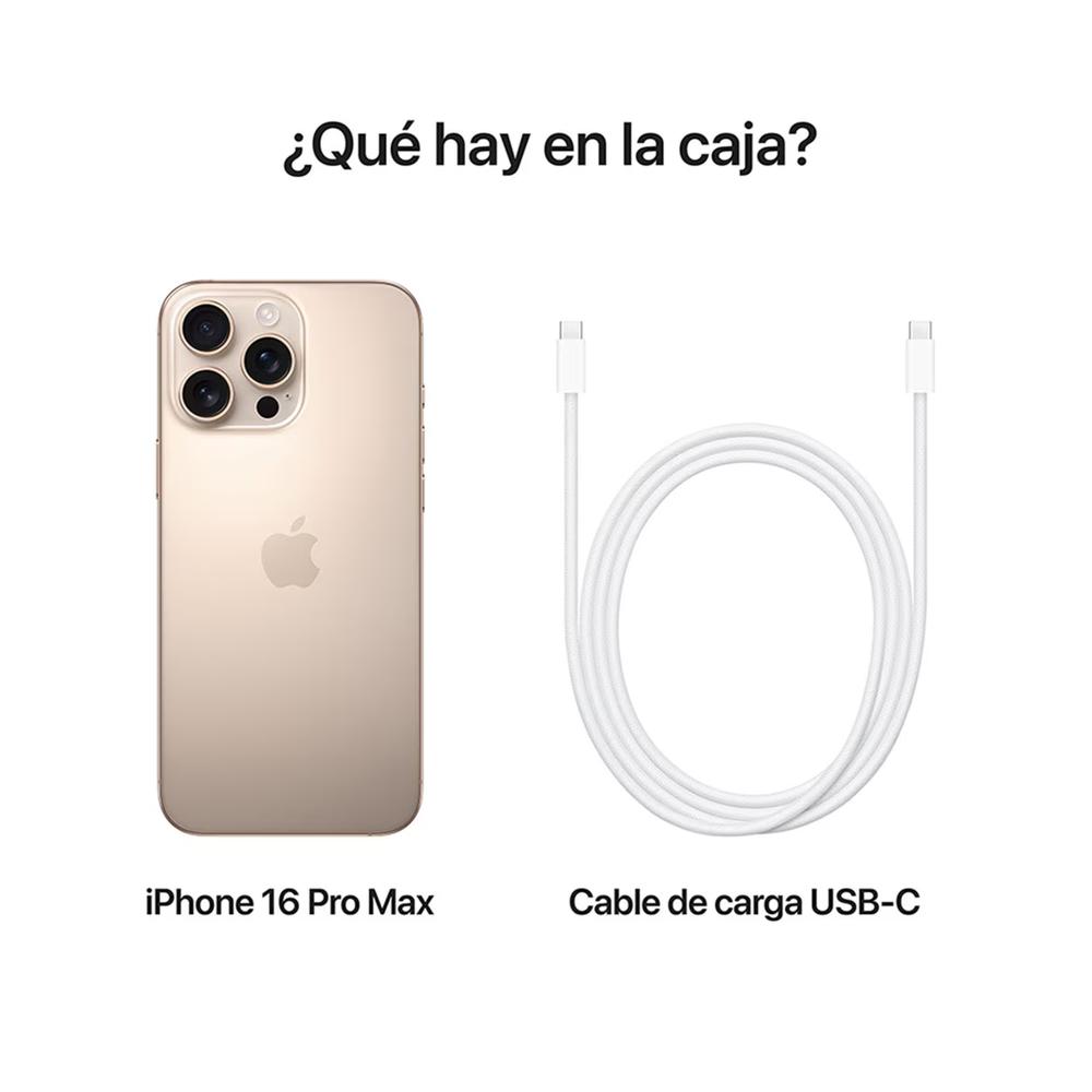 Foto 6 pulgar | Apple Iphone 16 Pro (128 Gb) - Titanio Del Desierto