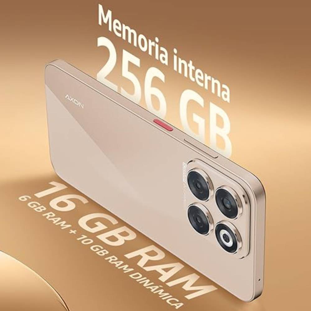 Foto 7 pulgar | Zte Axon 70 Dorado 256gb + 6gb Ram Cámara 108mp + Smartwatch De Regalo