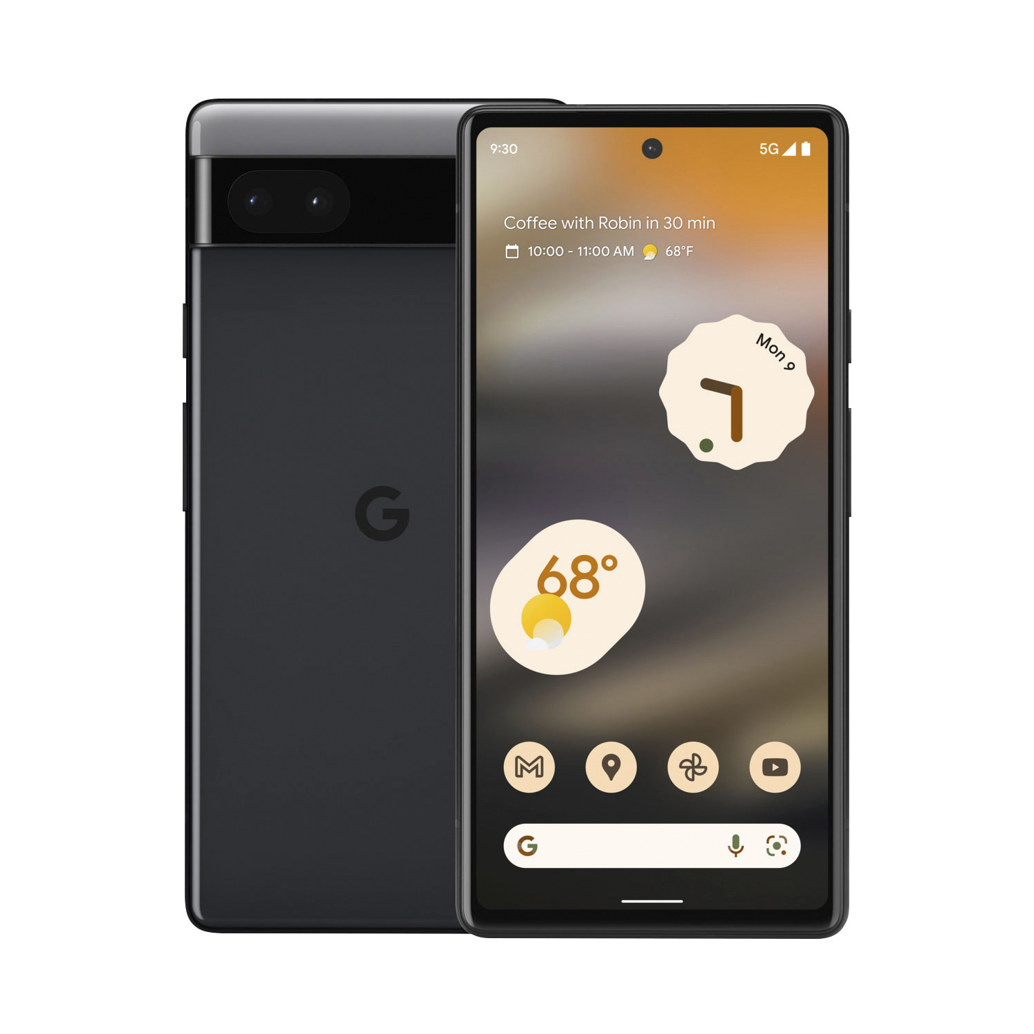 Foto 2 pulgar | Google Pixel 6a 6gb 128gb 5g Negro Carbon