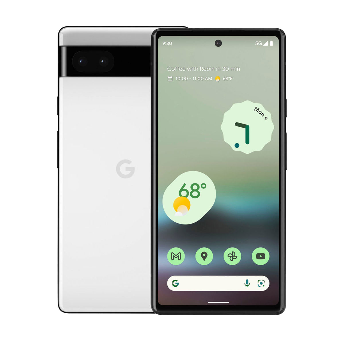 Foto 1 | Google Pixel 6a 5g 128gb 6gb Blanco Tiza Desbloqueado
