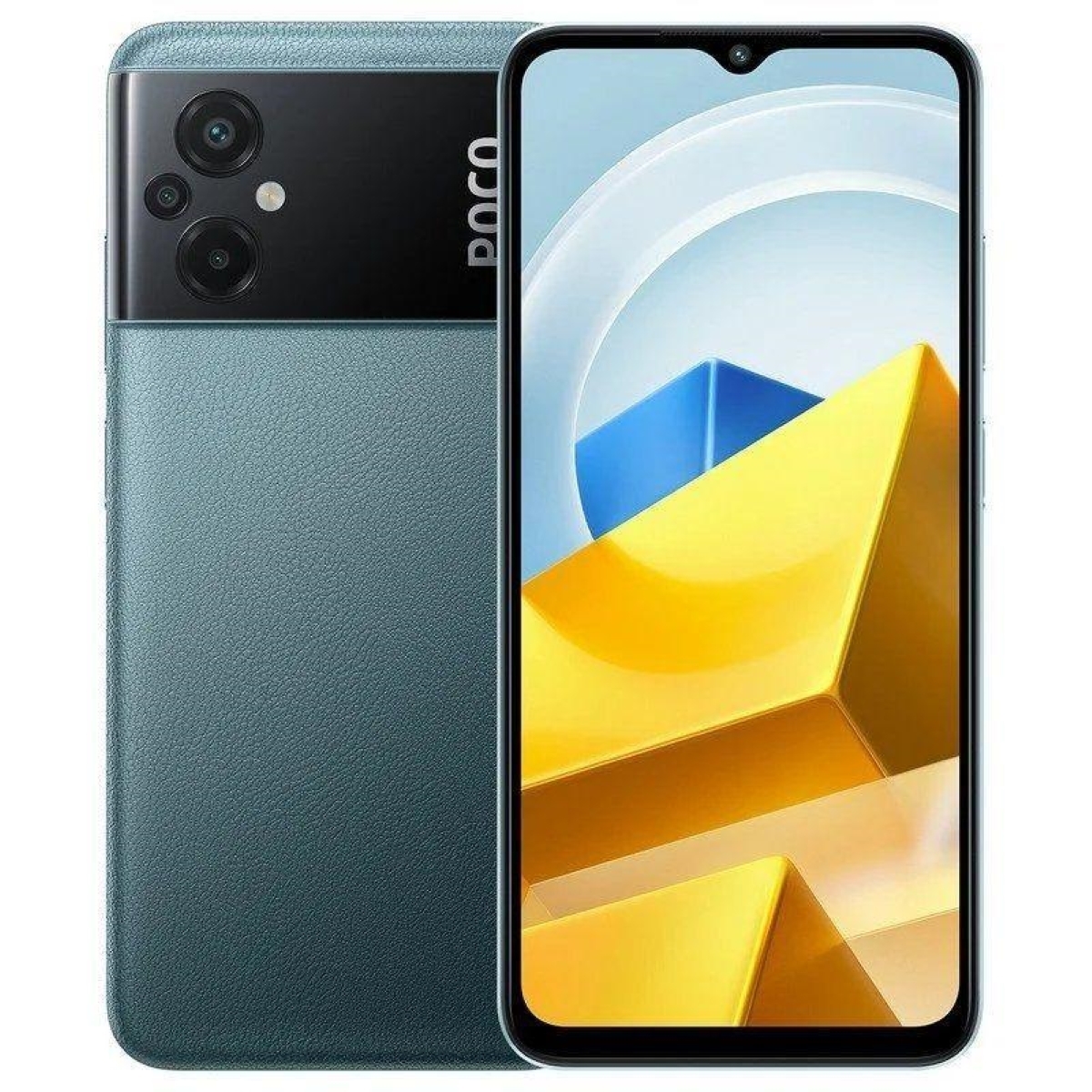 Celular Xiaomi Poco M5 22071219CG color Verde 4 más 128 GB