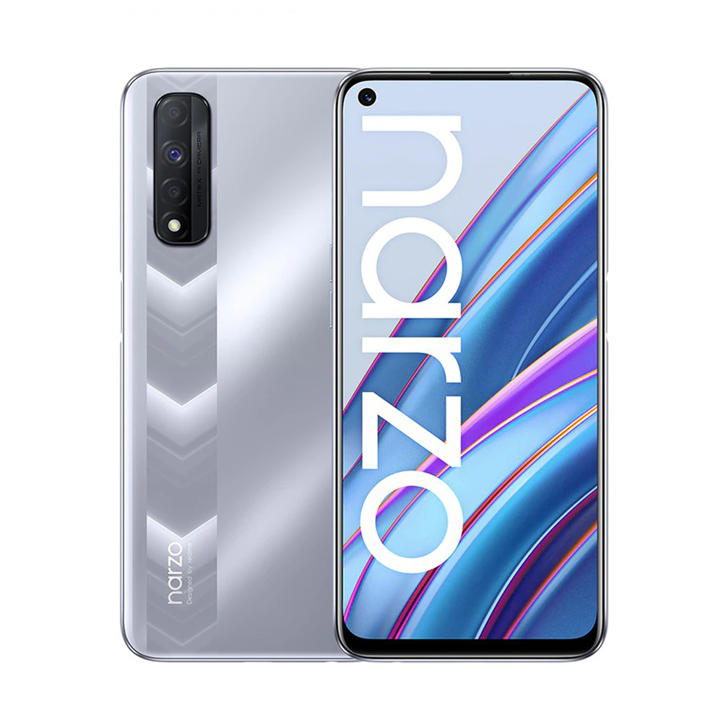 Foto 2 pulgar | Smartphone Realme Narzo 30 4gb 128gb 5g color Plata