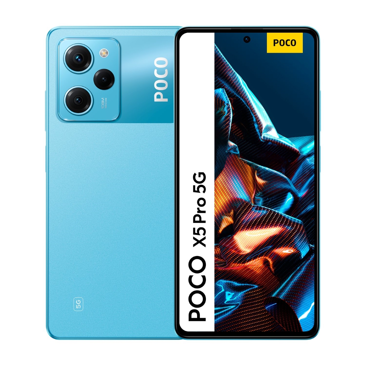 Celular Pocophone Poco X5 Pro color Azul 5G 8 GB más 256 GB