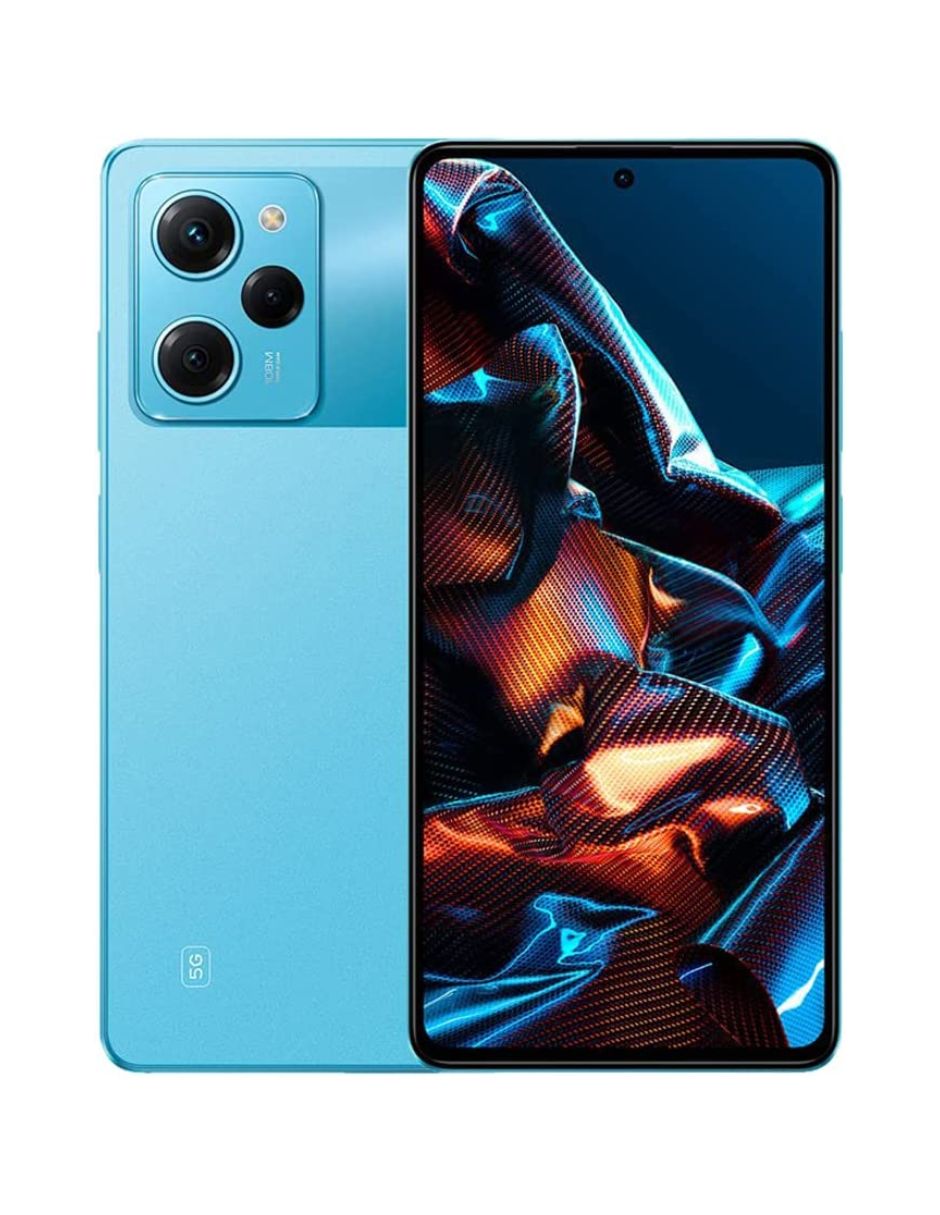 Foto 1 | Celular Xiaomi Poco X5 Pro de 256 Gb color Azul Desbloqueado