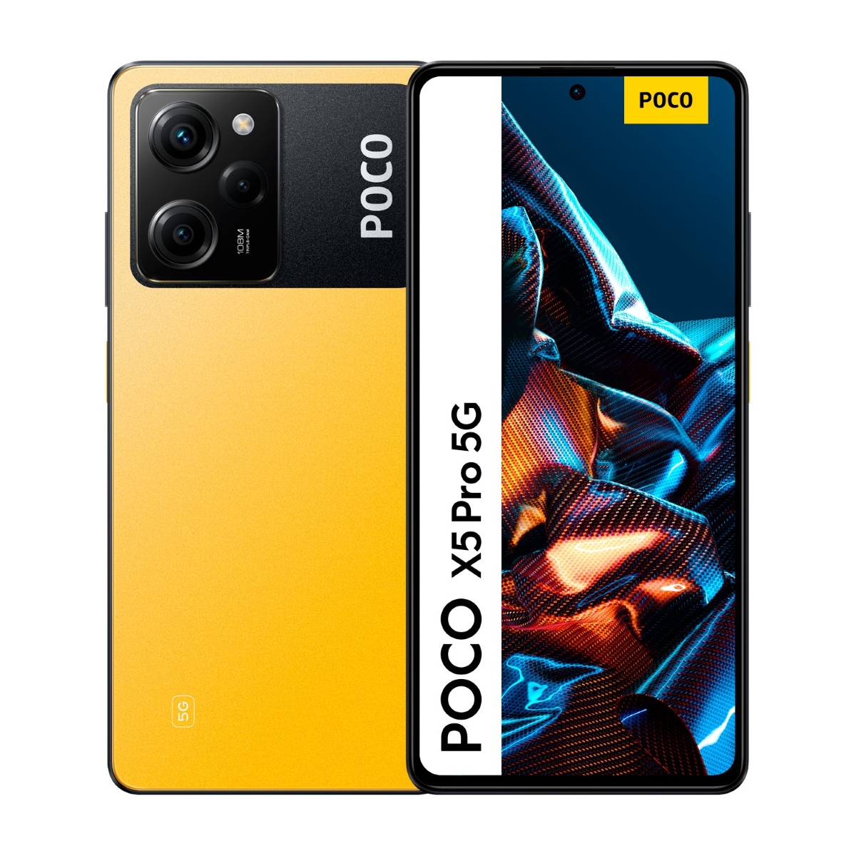 Foto 2 pulgar | Celular Poco X5 Pro 5g 8gb + 256gb color Amarillo Desbloqueado