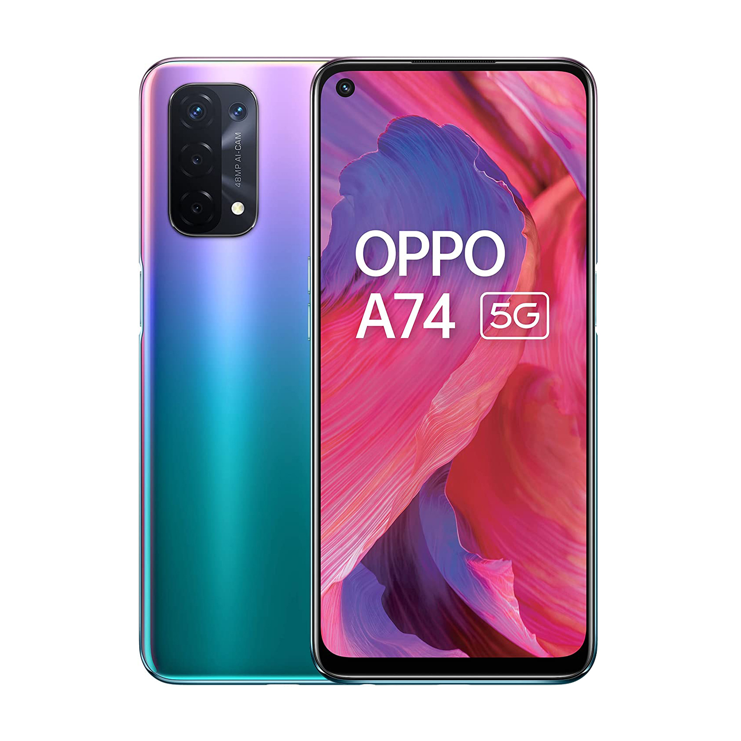 Foto 1 | Celular Oppo A74 de 128 Gb color Púrpura Desbloqueado