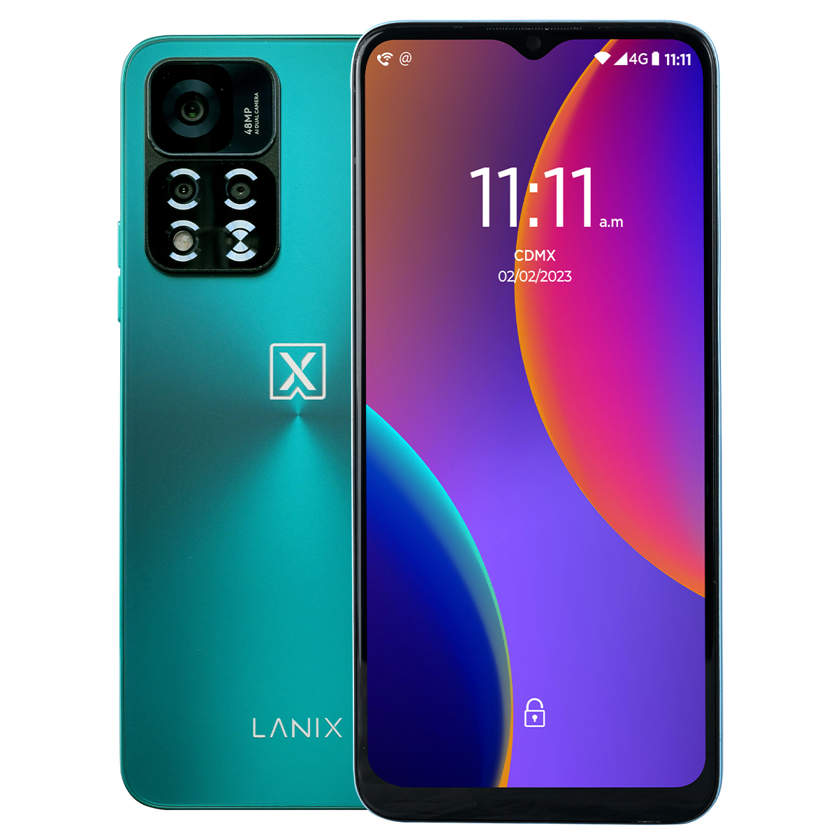 Foto 2 pulgar | Smartphone Lanix Alpha 1r 64gb/4gb Ram Aqua 13092