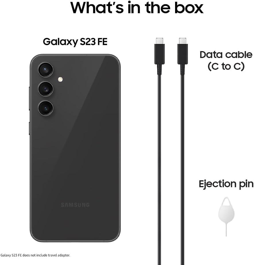 Foto 3 pulgar | Celular Samsung Galaxy S23 FE 128 GB 8 GB RAM Negro