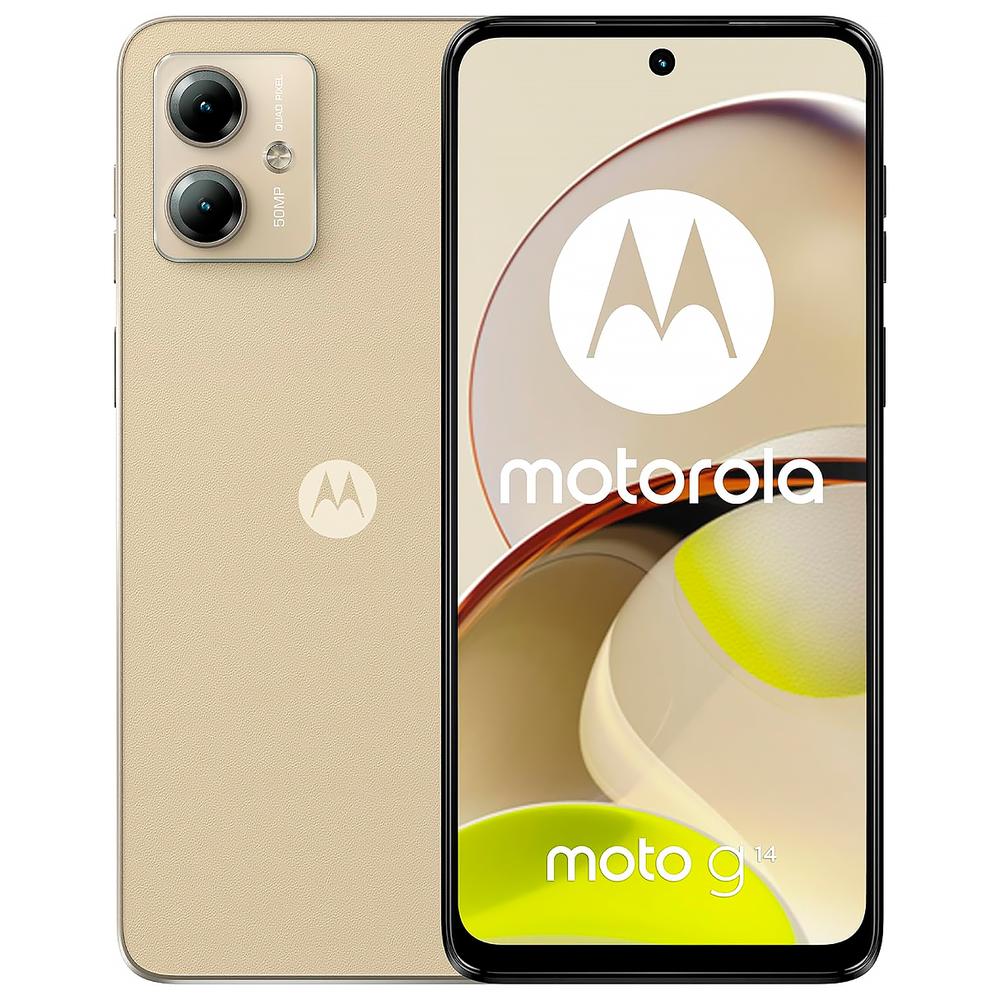 Celular Motorola Moto G14 4g 4gb 128gb Crema Desbloqueado