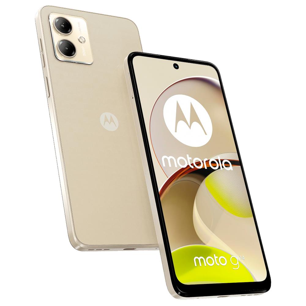 Foto 6 | Celular Motorola Moto G14 4g 4gb 128gb Crema Desbloqueado