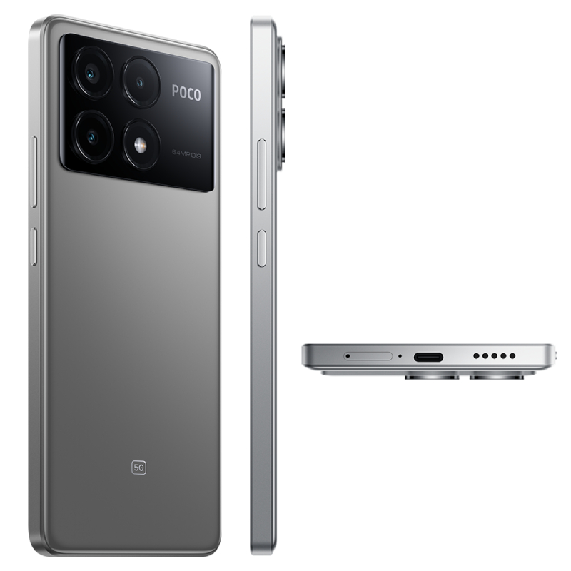 Foto 2 | Celular Poco X6 Pro 5G 256GB 8GB Gris Desbloqueado