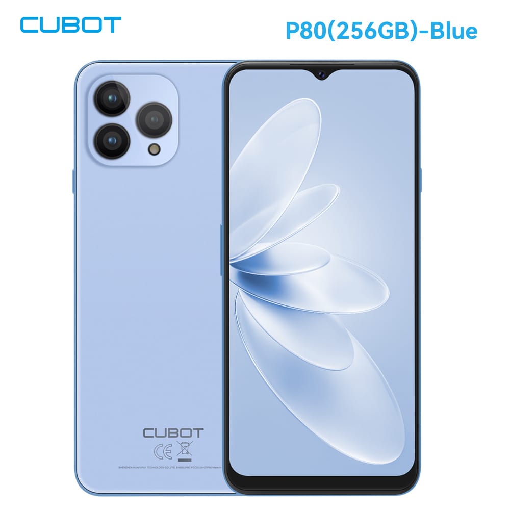 Venta Internacional - Smartphone Cubot P80 8 Gb 256 Gb 5200 Mah Nfc Android 13 Azul $3,102