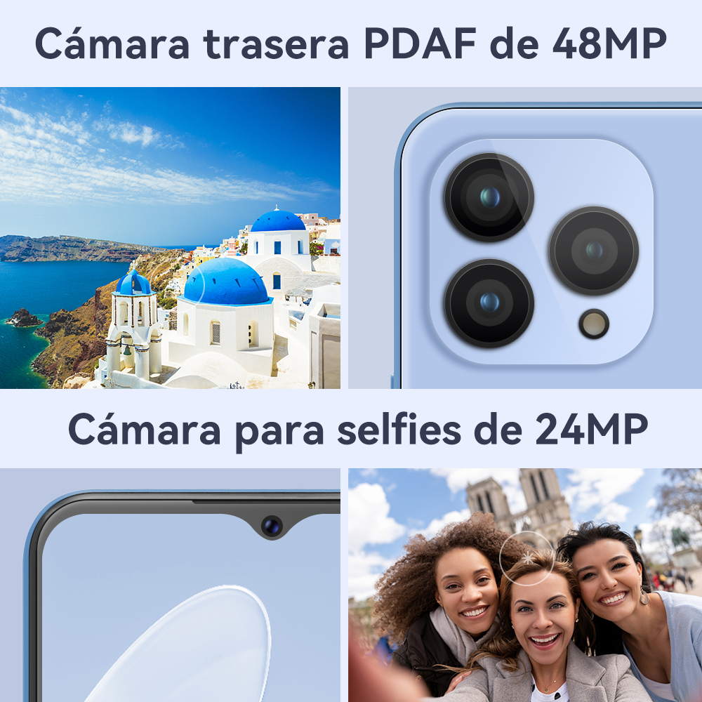 Foto 6 pulgar | Venta Internacional - Smartphone Cubot P80 8 Gb 256 Gb 5200 Mah Nfc Android 13 Azul