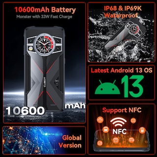 Foto 2 | Venta Internacional - Smartphone Cubot Kingkong 9 12 Gb De Ram 256 Gb de Rom Cámara 100 Mp