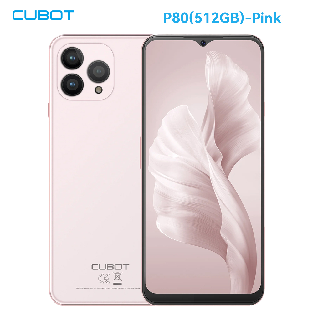 Foto 2 pulgar | Venta Internacional - Smartphone Cubot P80 8 Gb Ram 512 Gb Rom 5200 Mah Rosa