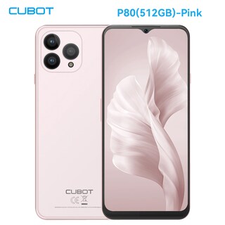 Foto 1 | Venta Internacional - Smartphone Cubot P80 8 Gb Ram 512 Gb Rom 5200 Mah Rosa