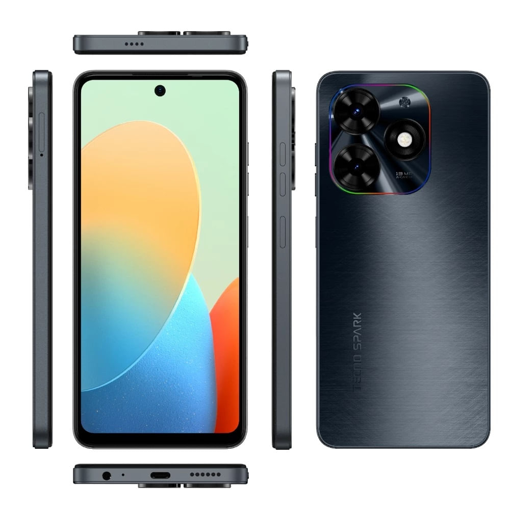 Foto 3 pulgar | Celular Tecno Spark Go 2024 128gb 4gb Gravity Black