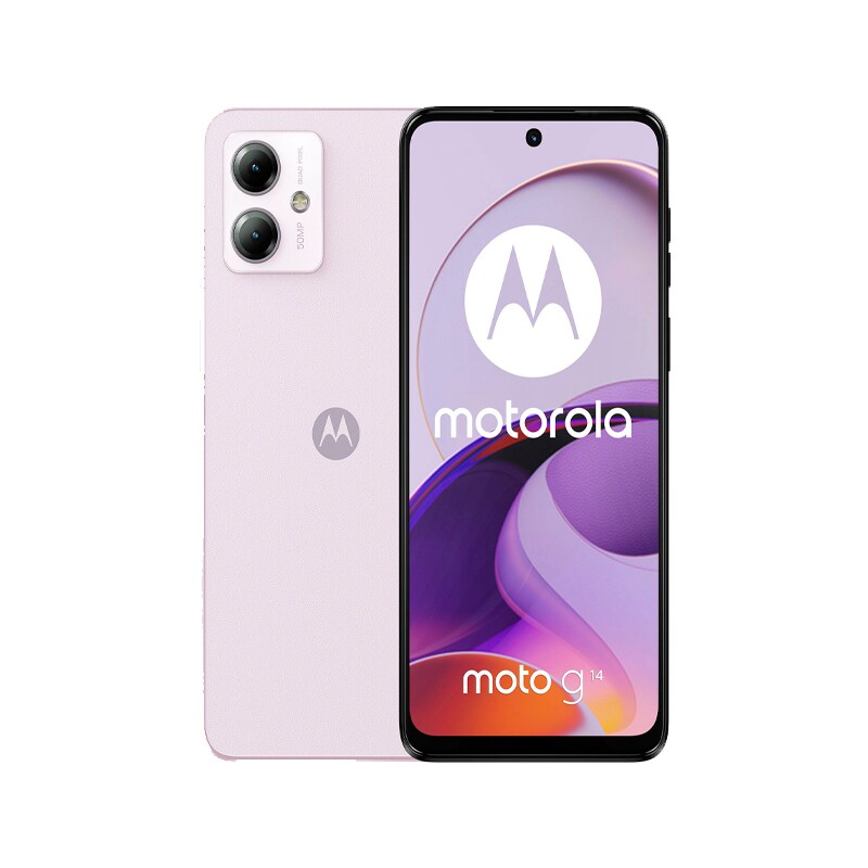 Moto G14 4gb Ram 128gb Lila Pastel $2,299