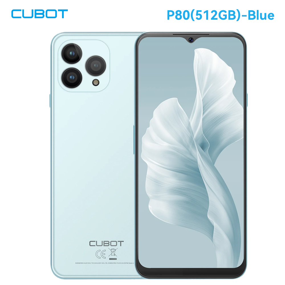 Foto 3 pulgar | Smartphone Cubot P80 8 Gb Ram 512 Gb Rom 5200 Mah Azul - Venta Internacional