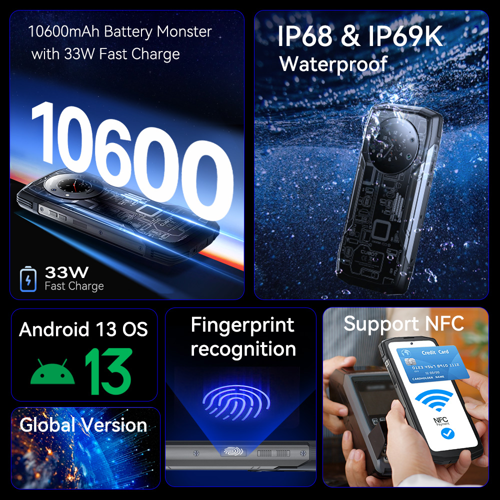 Foto 7 pulgar | Smartphone Cubot Kingkong Star 5g 12 Gb Ram 256 Gb Rom 100 Mp