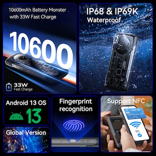 Foto 6 | Smartphone Cubot Kingkong Star 5g 12 Gb Ram 256 Gb Rom 100 Mp