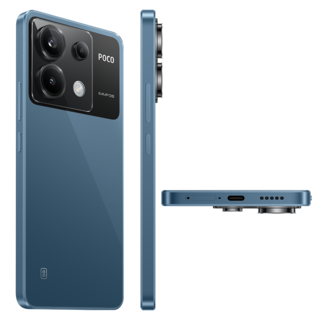 Foto 6 | Celular Poco X6 5g 256gb 12gb Blue Desbloqueado
