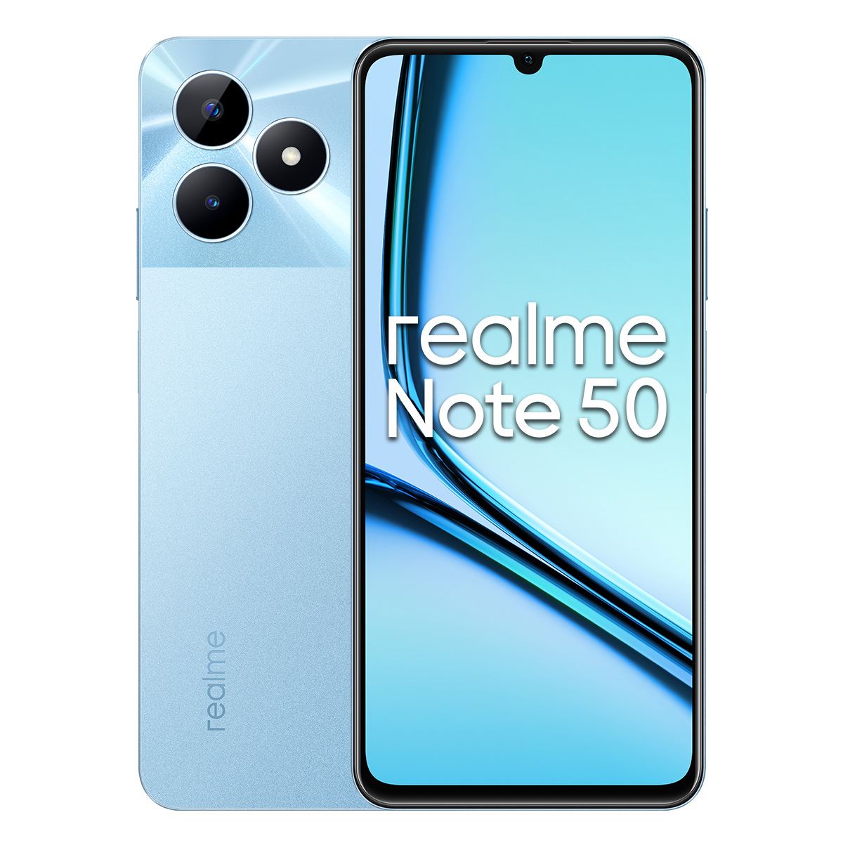 Foto 2 pulgar | Smartphone Realme Note 50 4/128GB Azul con Pantalla de 90Hz