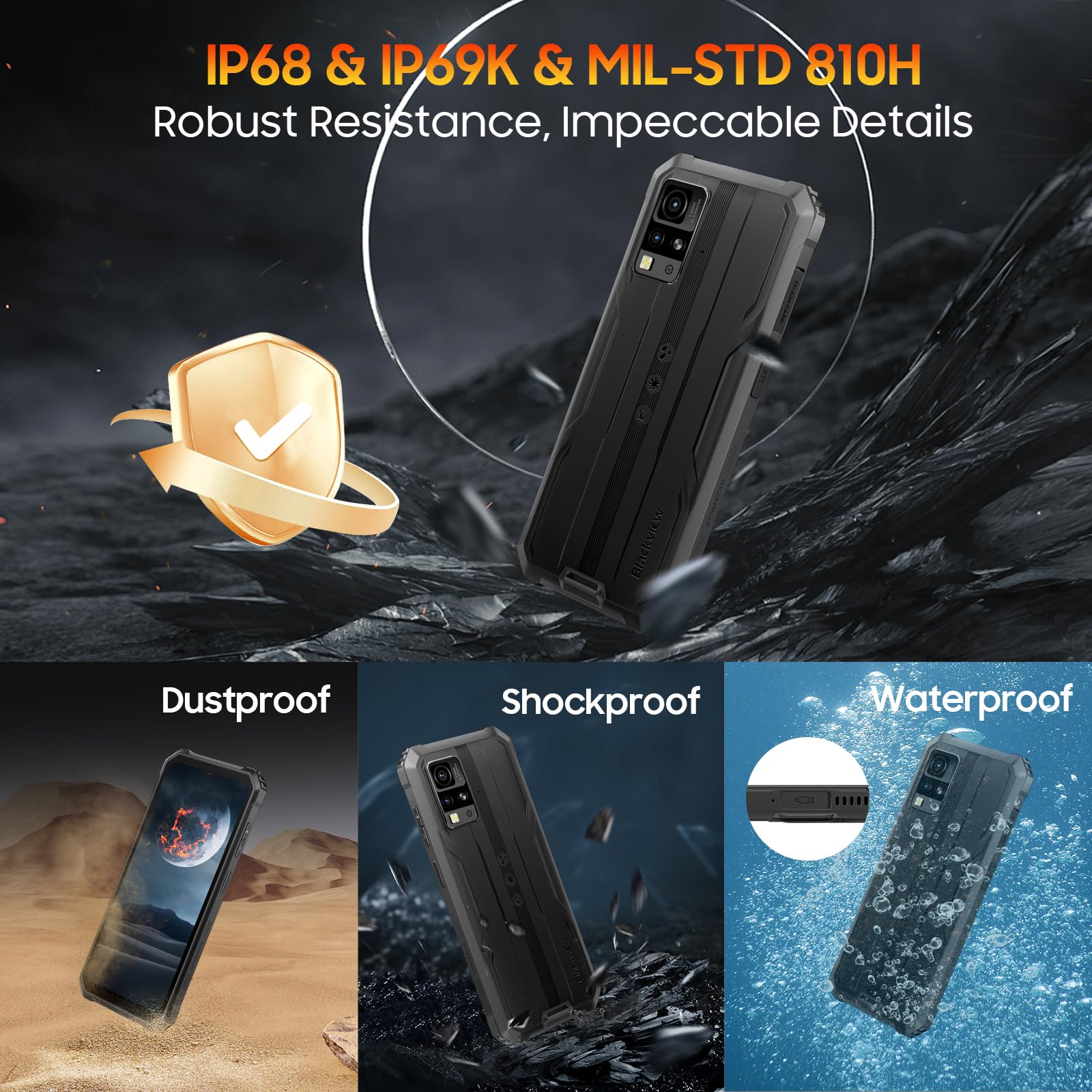 Foto 7 pulgar | Smartphone Robusto Blackview 0112 - Venta Internacional